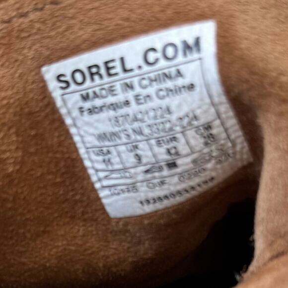 Sorel Evie suede lace up wedge shoe boots womens size 11 - Picture 14 of 14